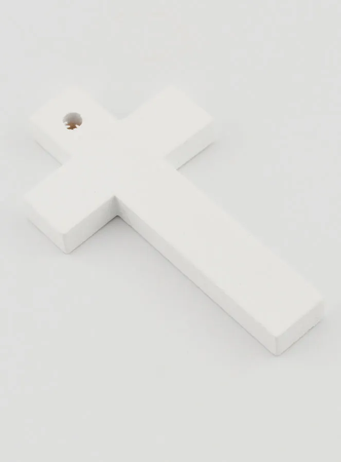 Holzkreuz - Herz der Liebe & Blumen Orange (pic 4)