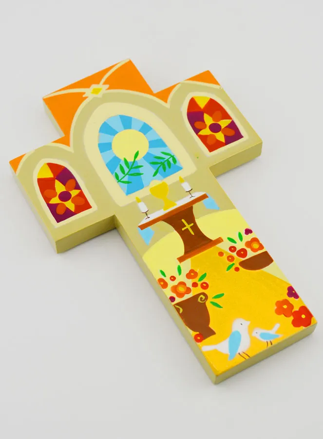 Kinderkreuz aus Holz - Meine Erstkommunion (pic 3)