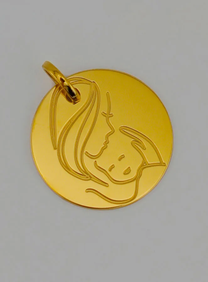 Goldanhänger Madonna mit Kind (pic 2)
