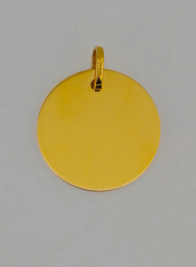 Tauf-Anhänger Madonna mit Kind Echt Gold (pic 4)