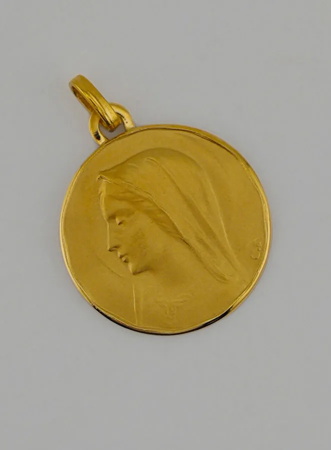 Gold-Anhänger Madonna mit Schleier (pic 2)