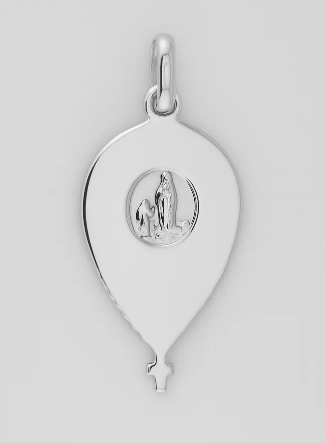 Anhänger Tropfen Madonna mit Schleier Silber (pic 3)