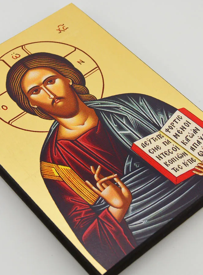 Ikone Byzantinisch Jesus Christus Pantokrator - 20 cm (pic 3)