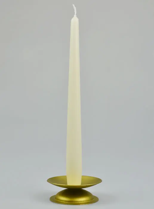 Spitzkerze Wollweiß - 25cm (pic 2)