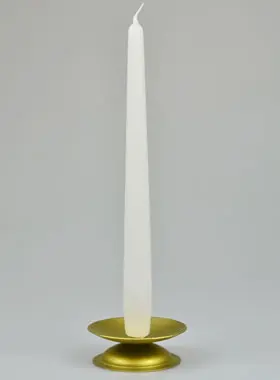 Tischkerze Leuchterkerze Weiß - 25cm (pic 1)