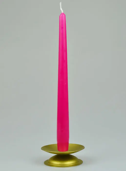 Leuchterkerze Pink Rosa - 25cm (pic 2)