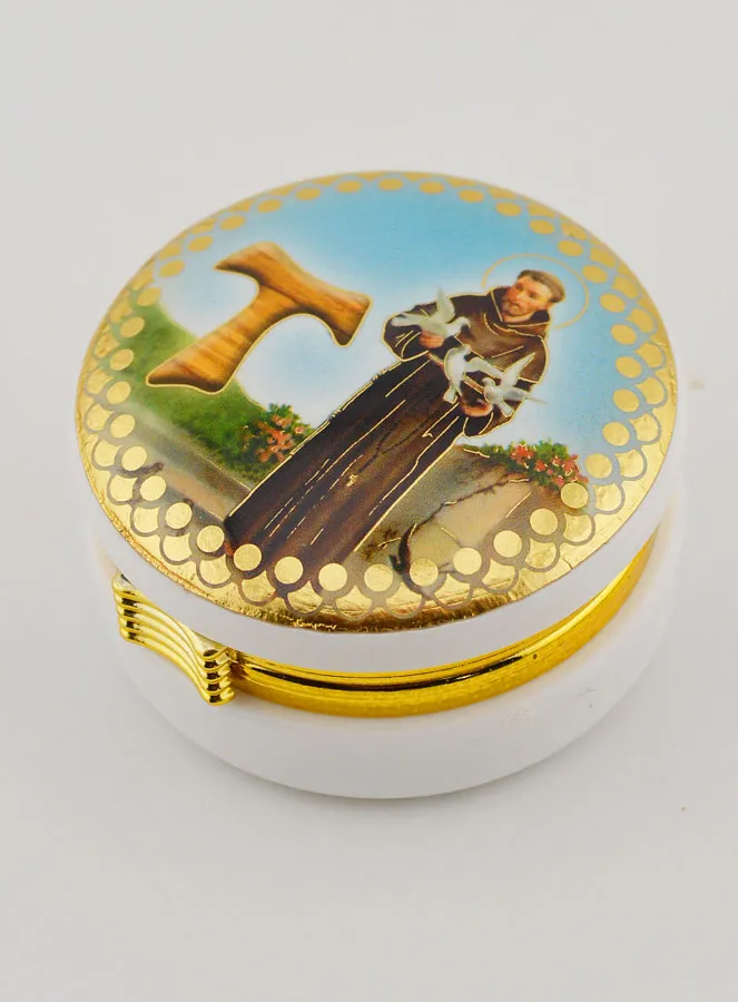 Hostiendose Heiliger Franziskus von Assisi - 5 cm (pic 4)