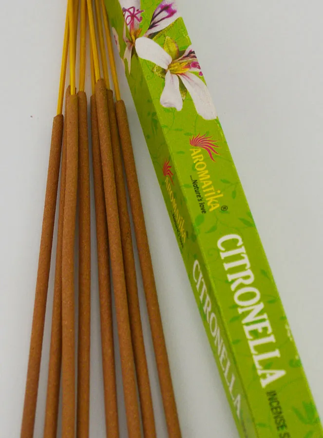 Weihrauch Zitronengras - Aromatika 8 Räucherstäbchen (pic 4)