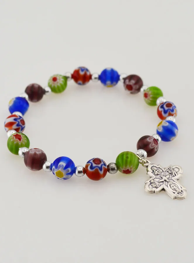Religiöses Armband mit Murano Glas Perlen (pic 3)
