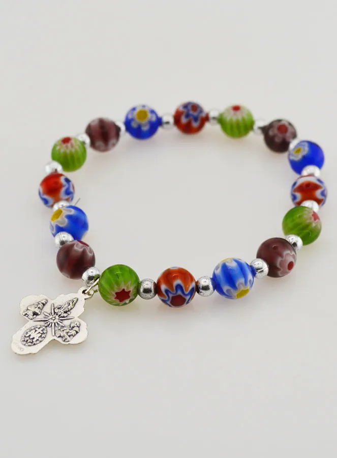 Religiöses Armband mit Murano Glas Perlen (pic 4)