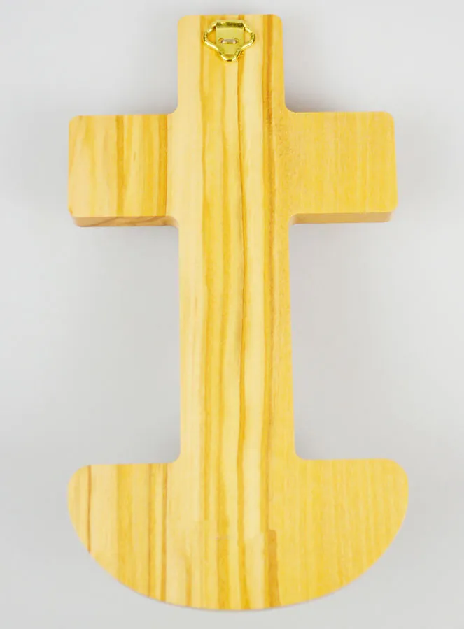 Weihwasserbecken Kruzifix aus Olivenholz (pic 4)