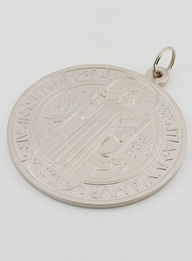 Grosse Medaille Heiliger Benedikt - 10 cm (pic 4)