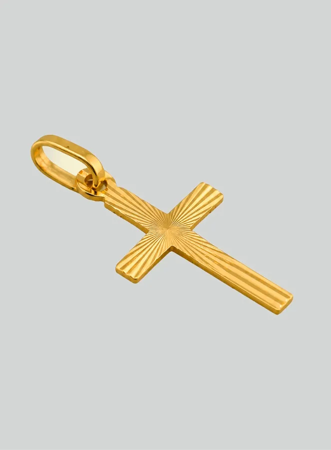 Anhänger Kreuz Jesu - 18 Karat Gold Gelbgold (pic 4)