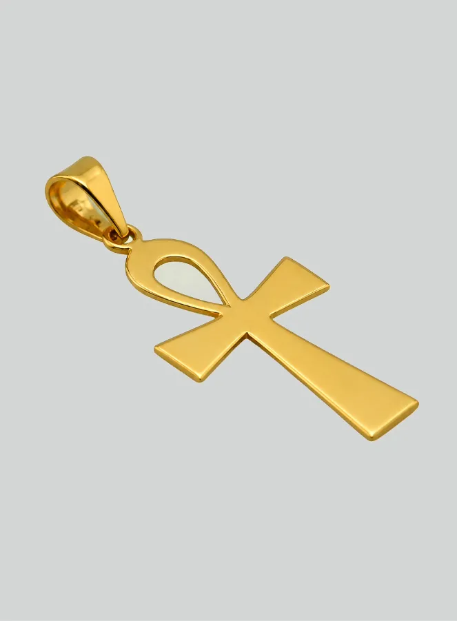 Anhänger Ägyptisches Kreuz - 22mm - Massiv 18 Karat Gold (pic 2)