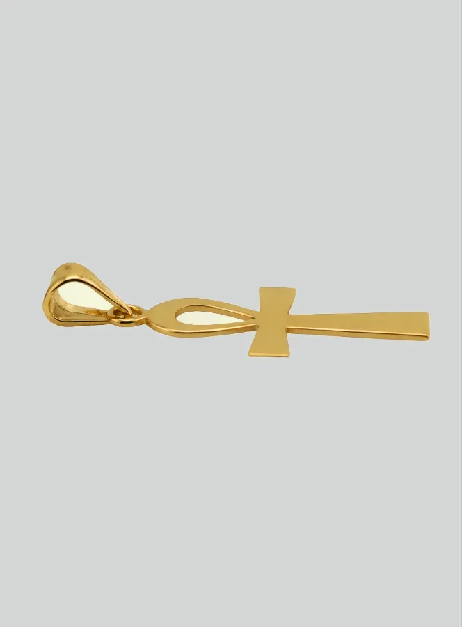 Anhänger Ägyptisches Kreuz - 22mm - Massiv 18 Karat Gold (pic 4)