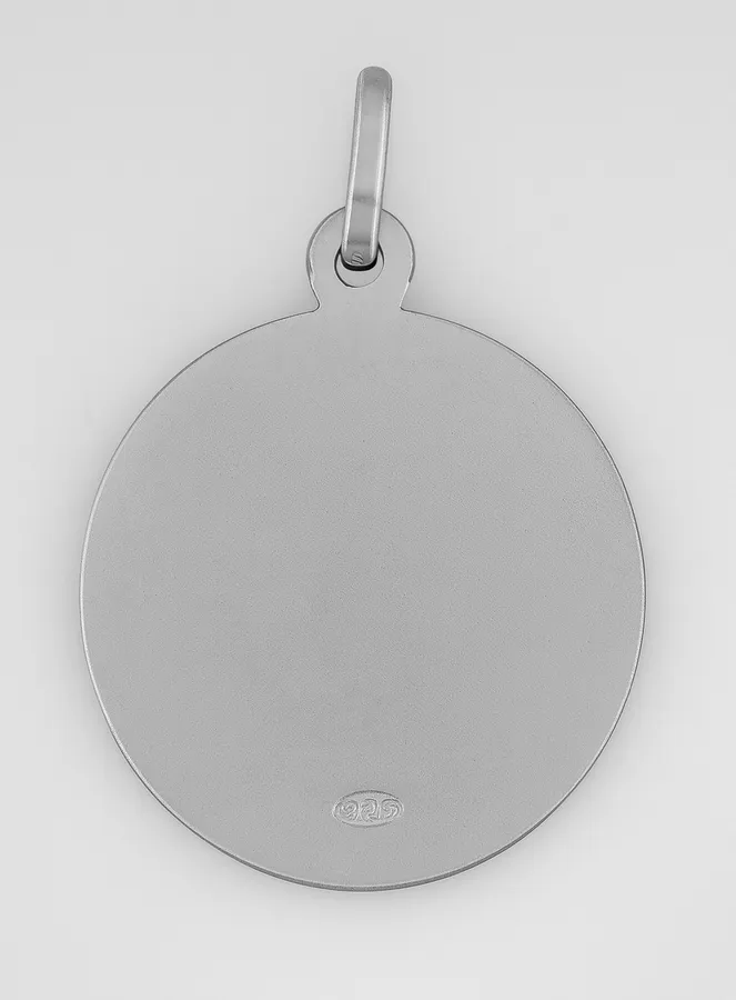 Medaille Muttergottes von Guadalupe 925er Silber Rhodium - 21mm (pic 3)