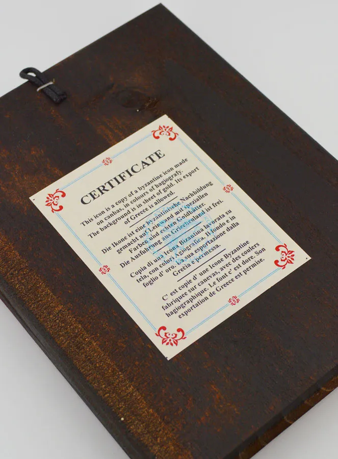 Ikone Erscheinungen von Lourdes an Heilige Bernadette - 18cm (pic 4)