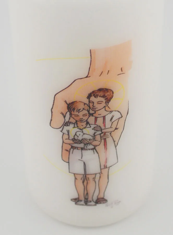 Kerze zur Firmung - Junge (pic 4)