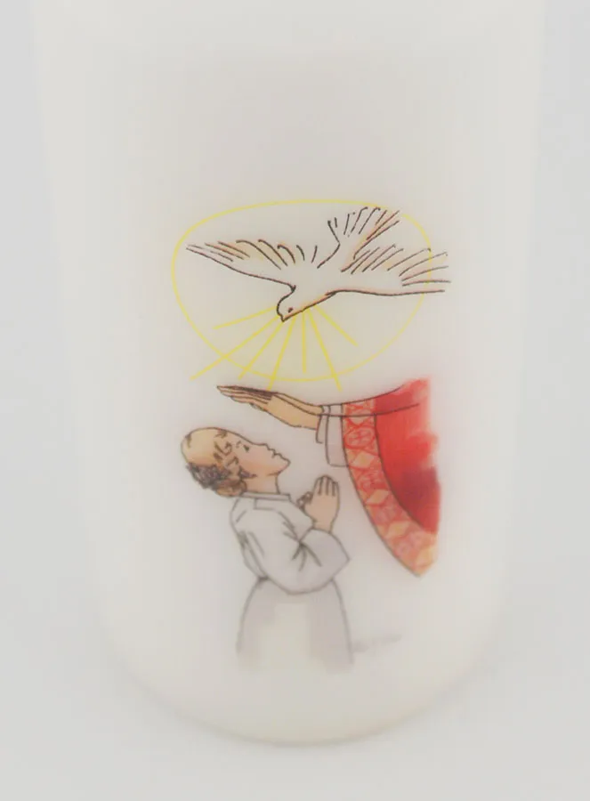 Kerze Firmung - Auflegen der Hände - Blondes Mädchen (pic 4)