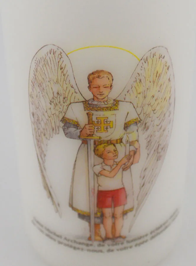 Kommunion Kerze Schutz des Heiligen Erzengels Michael - Junge (pic 4)