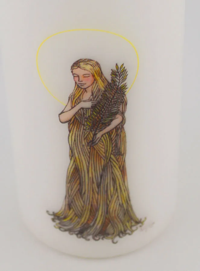 Kerze Heiligen Agnes (pic 4)