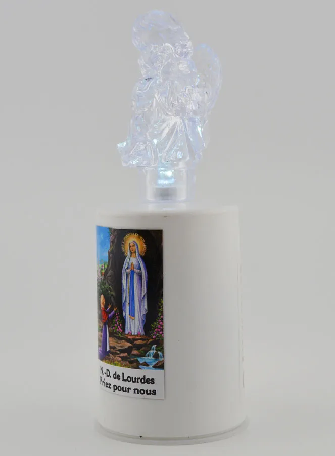 LED Elektrische Kirchenkerze Madonna Lourdes - 60 Tage (pic 4)