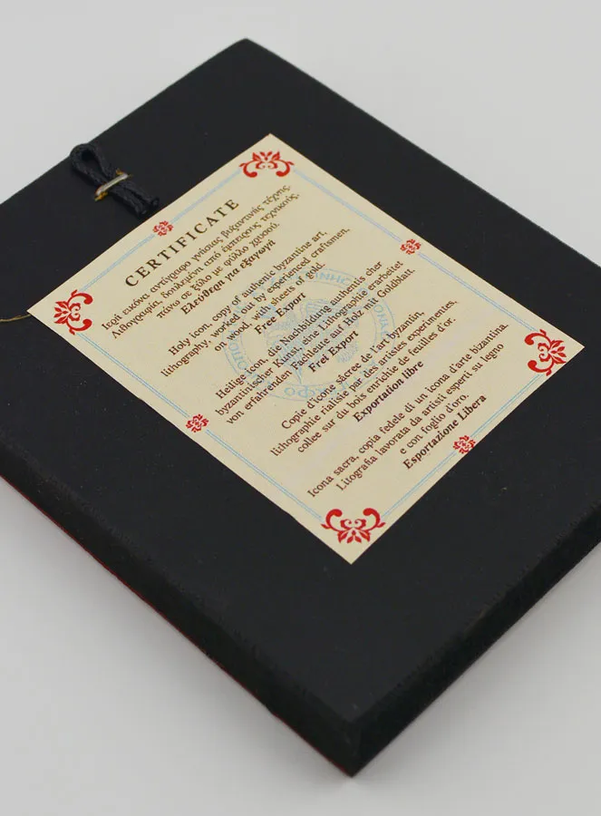 Byzantinische Ikone - Muttergottes von Vladimir 13cm (pic 4)