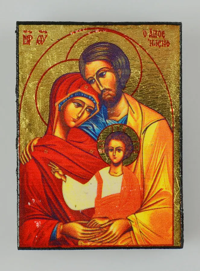 Religiöse Ikone Heilige Familie - Taschenformat (pic 2)