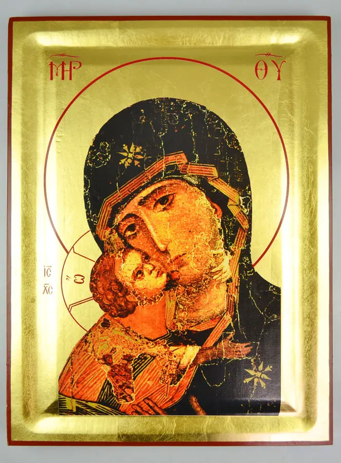 Große Religiöse Ikone Maria, Mutter Gottes - Madonna von Wladimir 40cm (pic 2)
