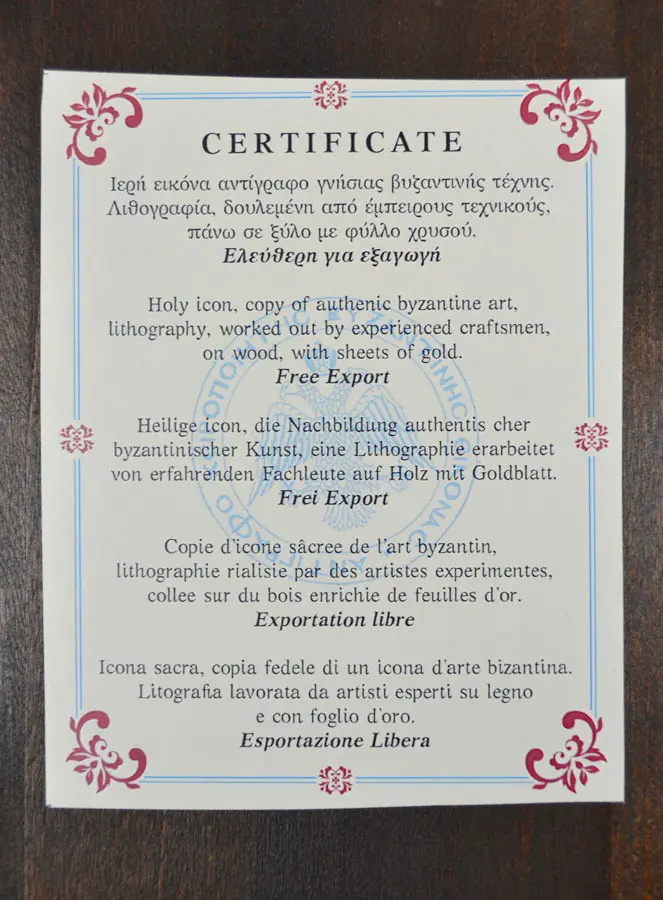 Große Religiöse Ikone Maria, Mutter Gottes - Madonna von Wladimir 40cm (pic 4)