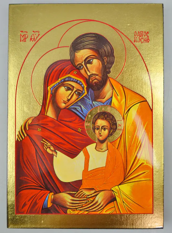 Religiöse Ikone der Heiligen Familie - 19cm (pic 2)