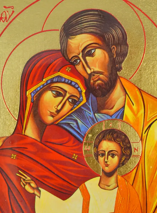 Religiöse Ikone der Heiligen Familie - 19cm (pic 3)