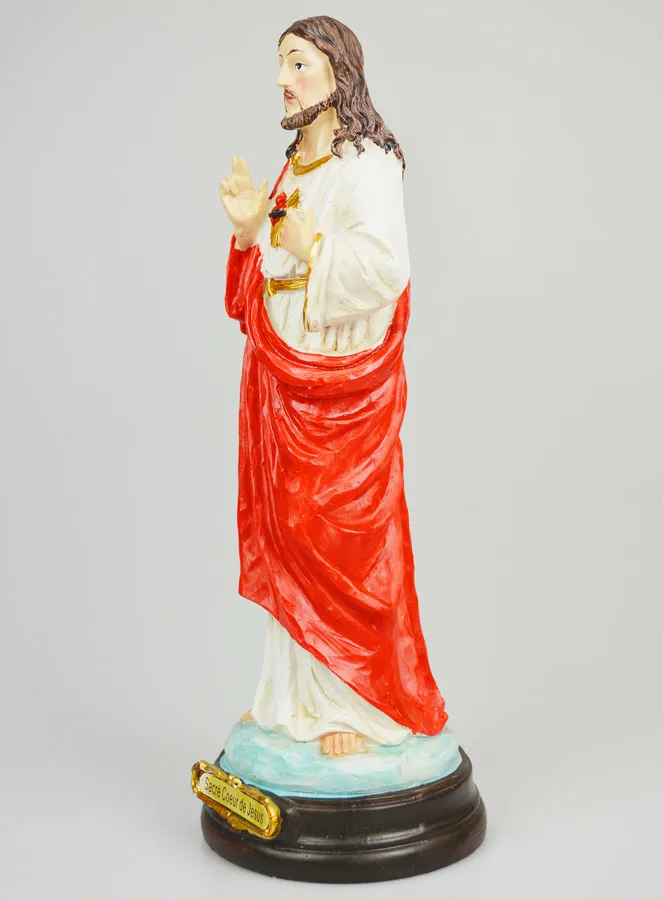 Statue des Heiligen Herzens Jesus aus Harz - 30cm (pic 2)