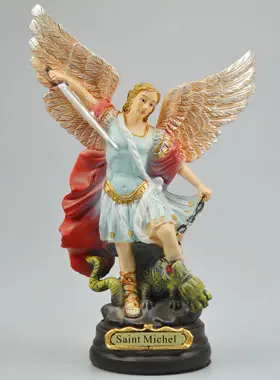 Statue des Erzengels Michael aus Kunstharz - 20cm (pic 1)
