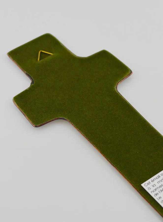 Tauf Kreuz Libanon Emaille für Mädchen & Gebet in Französisch (pic 4)