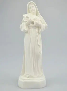 Figur Heilige Rita aus Alabaster - 19cm (pic 1)