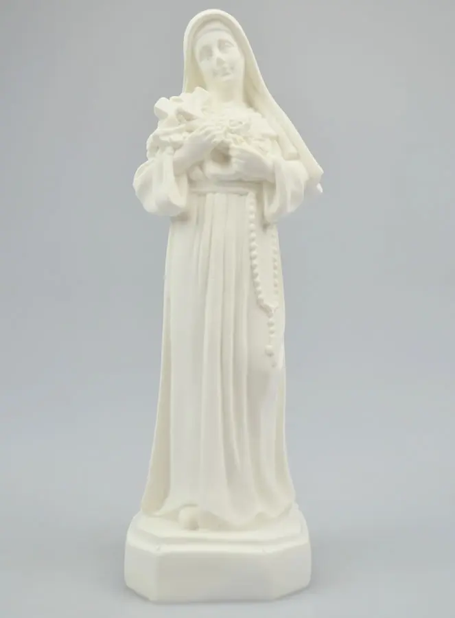 Figur Heilige Rita aus Alabaster - 19cm (pic 2)
