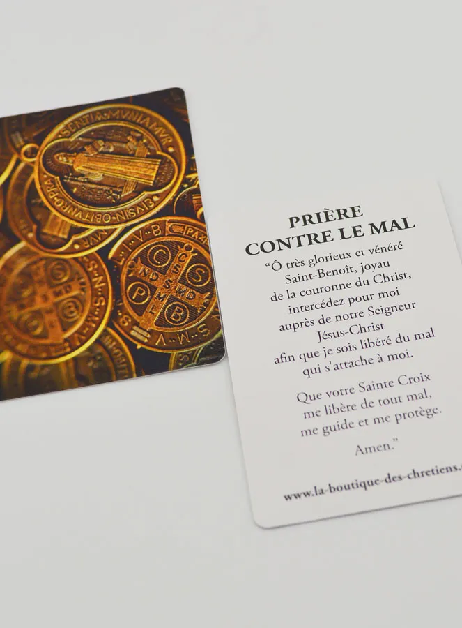 Gebetskarte St.-Benedikt-Medaille (pic 4)