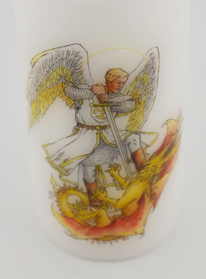 Kerze Der Heilige Erzengel Michael und der Drache (pic 4)