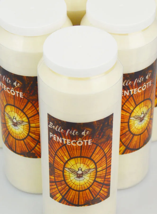 10-er Set Novenenkerzen Frohe Pfingsten (pic 4)