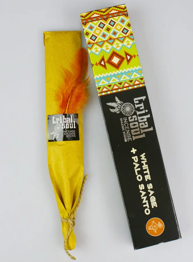Räucherstäbchen Tribal Soul - Weißer Salbei und Palo Santo 15g (pic 1)