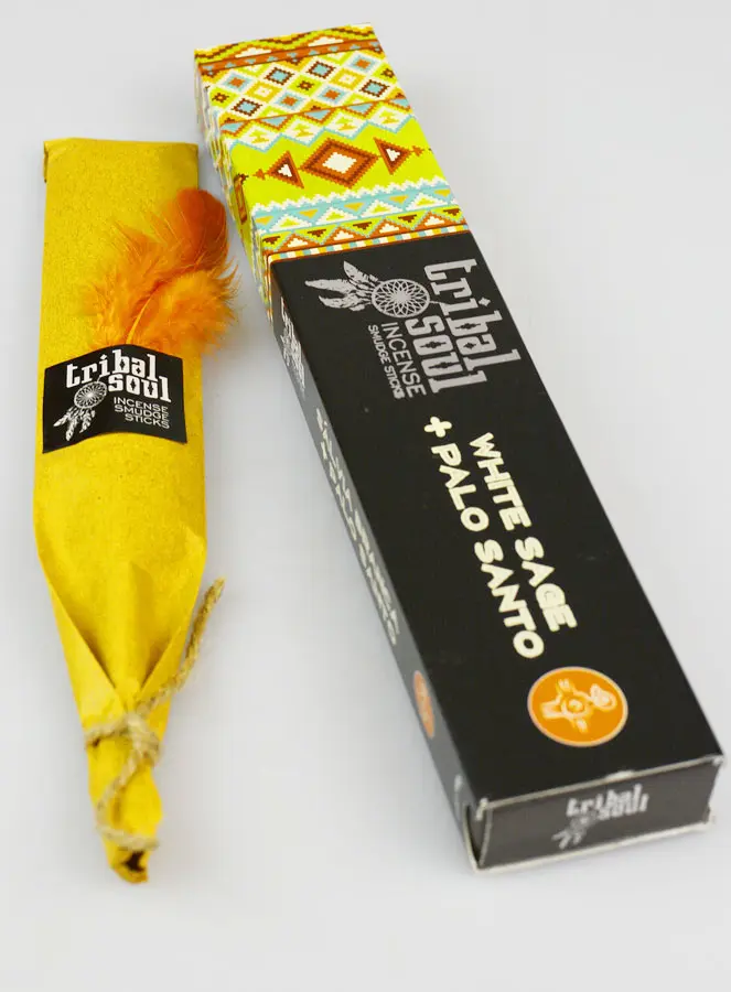 Räucherstäbchen Tribal Soul - Weißer Salbei und Palo Santo 15g (pic 2)
