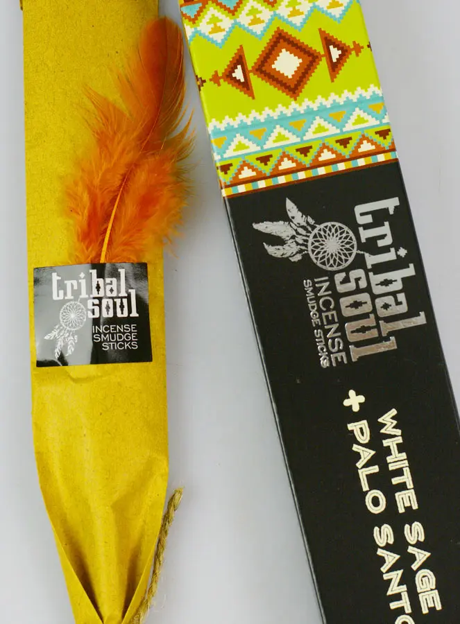 Räucherstäbchen Tribal Soul - Weißer Salbei und Palo Santo 15g (pic 3)