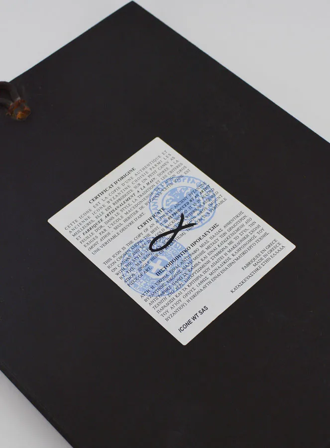 Byzantinische Religiöse Ikone des Heiligen Antonius - 24cm (pic 4)