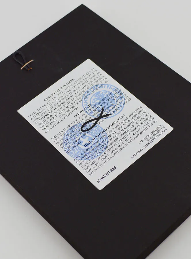 Byzantinische Religiöse Ikone des Heiligen Charbel - 18cm (pic 4)