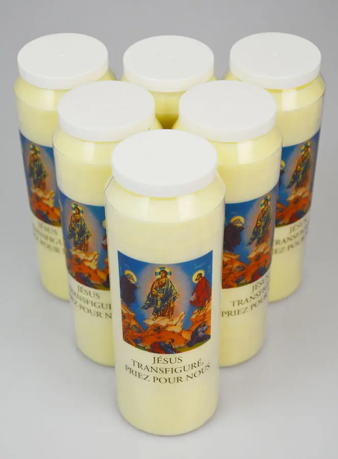 6 Novenen-Kerzen Die Verklärung Jesu (pic 2)
