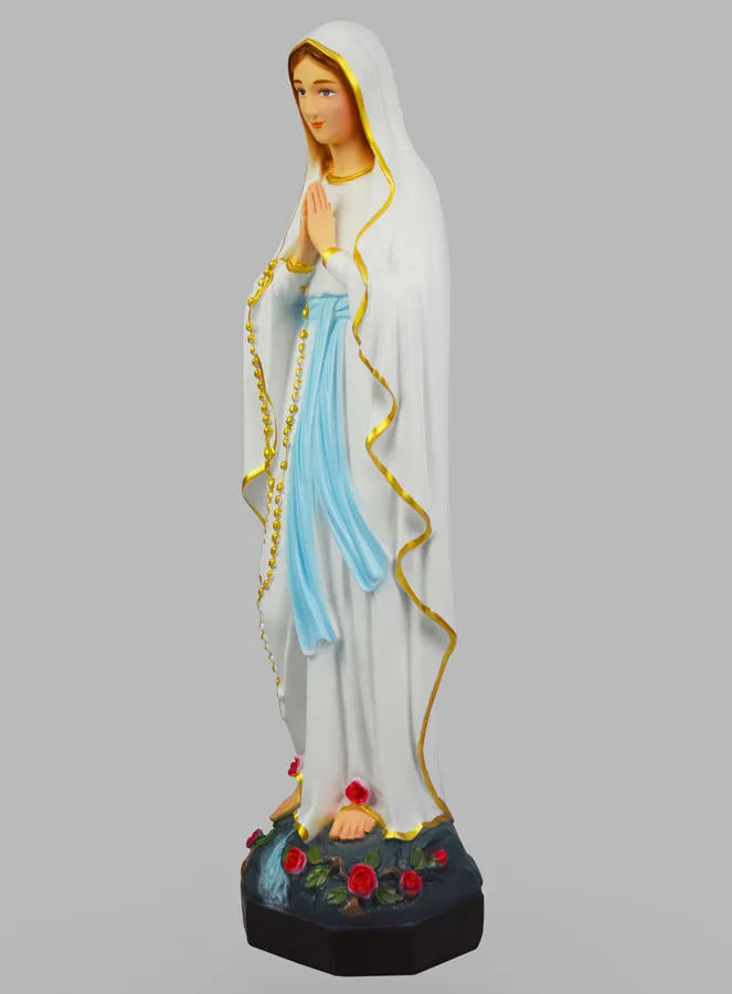 Religiöse Figur Muttergottes von Lourdes Bemalt – 50cm (pic 2)