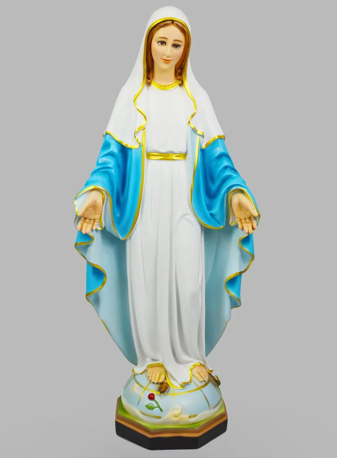 Religiöse Figur Wunderbare Jungfrau Handbemalt – 60 cm (pic 1)