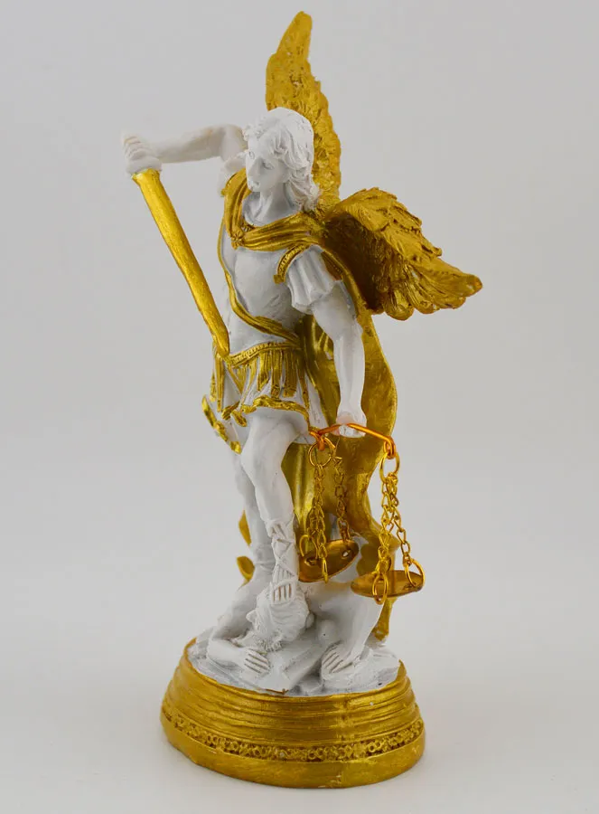 Religiöse Figur des Erzengels Michael mit Waage – 14 cm (pic 2)