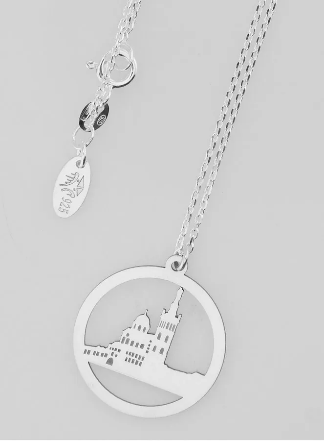 Religiöse Halskette Muttergottes von der Wache - 925er Silber (pic 4)